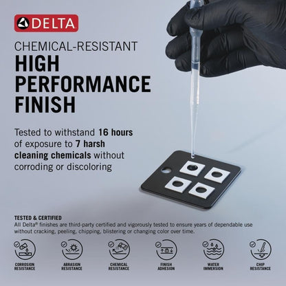 Delta 35864LF-BL Geist  Widespread Bathroom Faucet - Matte Black