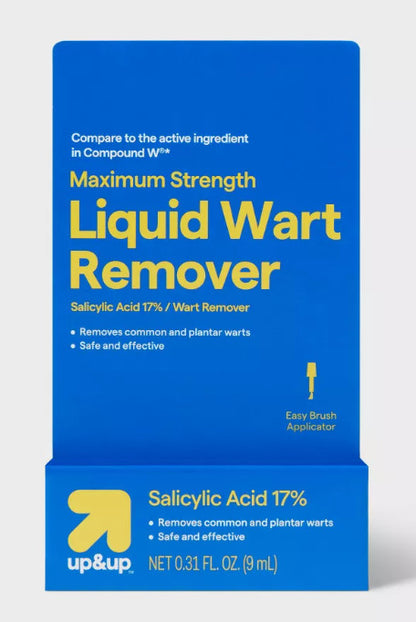 Up & Up Maximum Strength Liquid Wart Remover 0.31oz Compare To Compound W