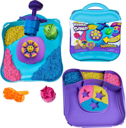 Kinetic Sand, SquishMotion Playset With 1lb Sand New