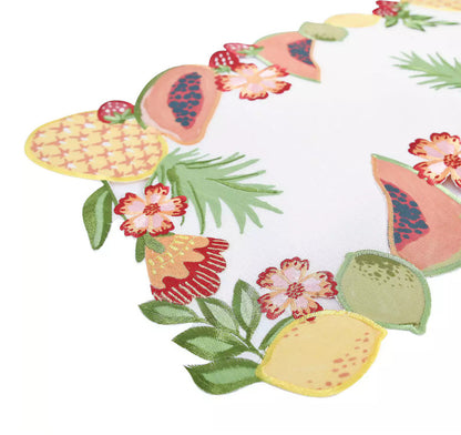 Celebrate Together Summer Fruits Table Runner 13 x 36 New