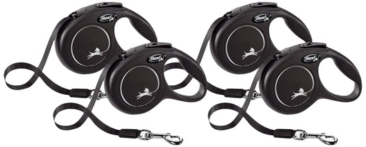 Flexi New Classic Tape Retractable Dog Leash for Dogs | Tangle Free Pet Walking