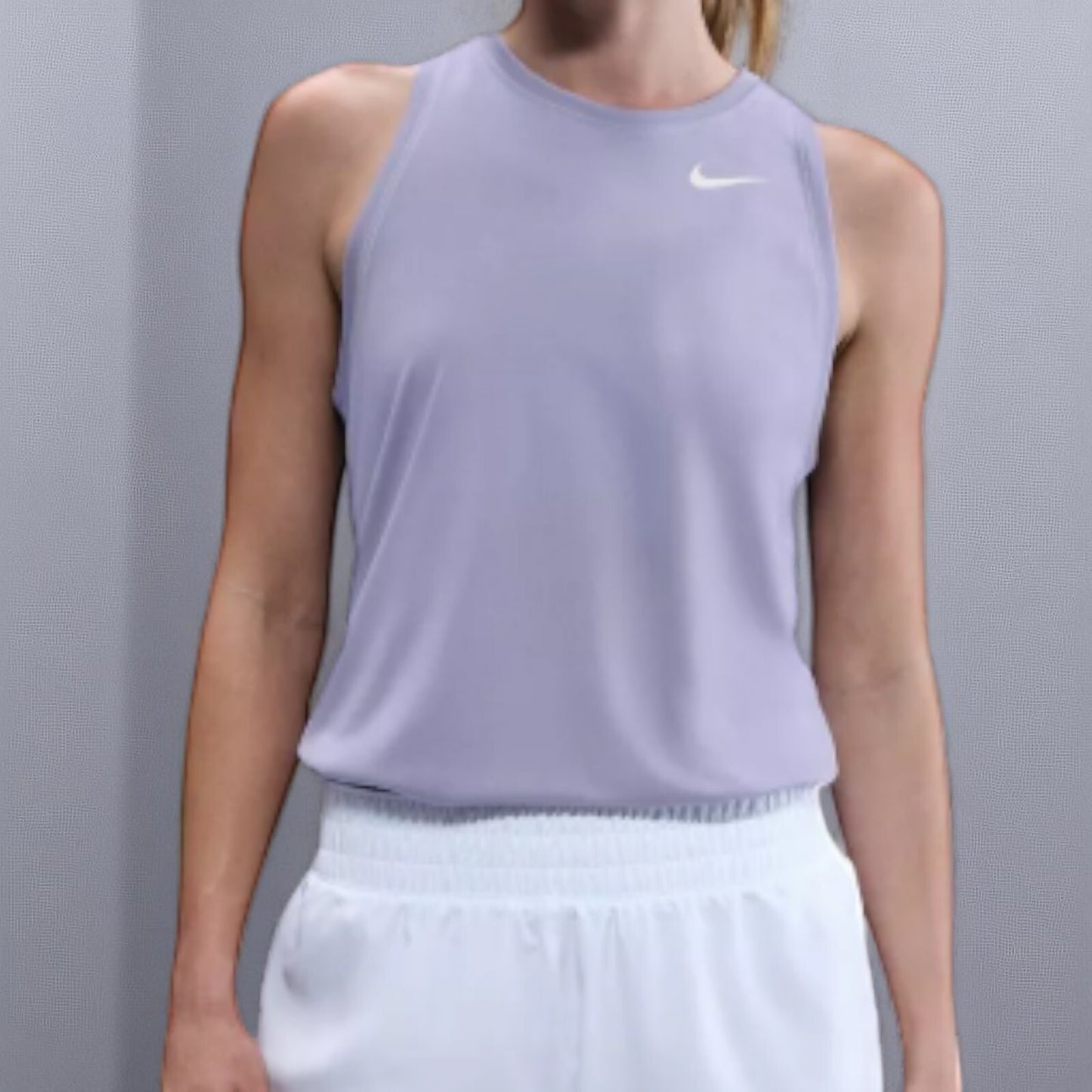 New Nike Dri-FIT Training Womens Tank Sleeveless Top DX0701 orchid purple
