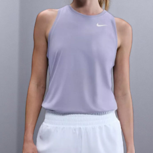 New Nike Dri-FIT Training Womens Tank Sleeveless Top DX0701 orchid purple