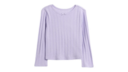 Gap Baby & Toddler Pointelle T-Shirt | Color = Orchid | Size = 2 years, 33-36 in