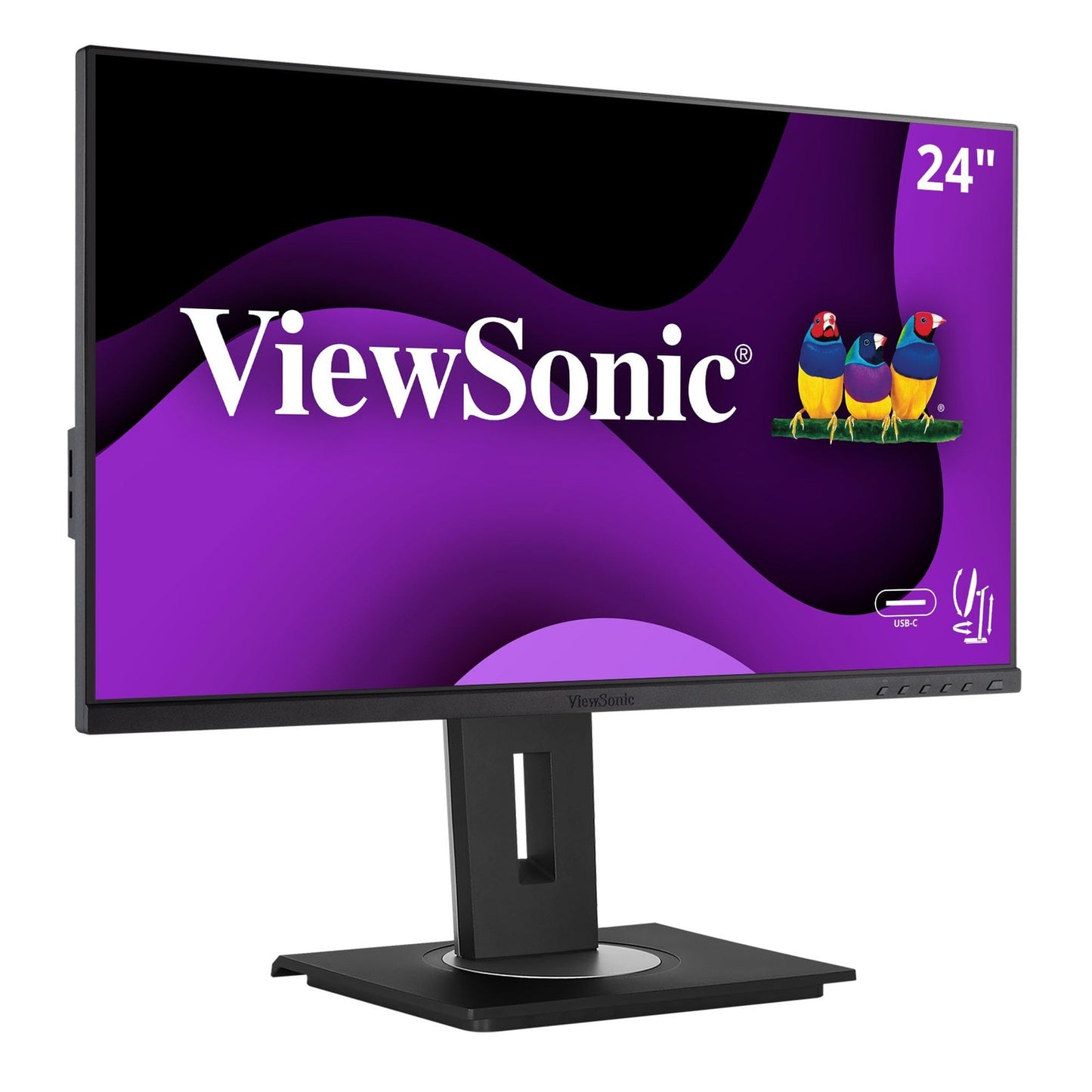 ViewSonic VG275 27" IPS 1080p Monitor, Ergonomic Design USB-C, HDMI, DisplayPort