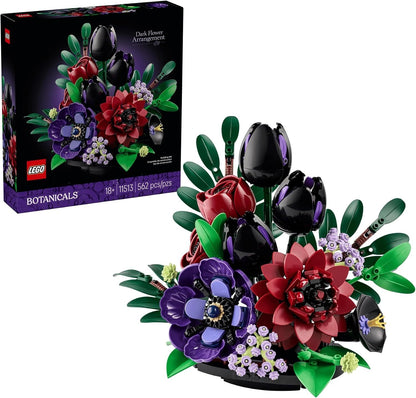 Lego Botanicals Dark Flower Arrangement 11513 Sealed Flowers NIB