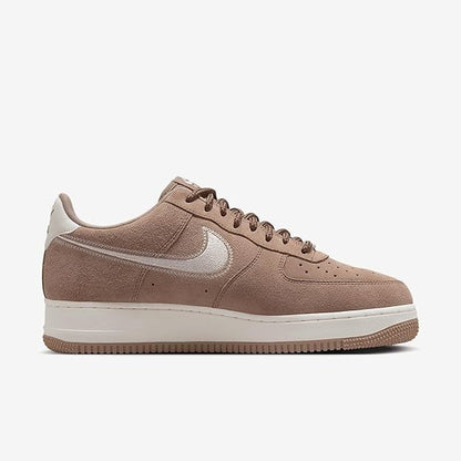 Nike Air Force 1 07 Lv8 Mens Fashion Sneakers in Mink Brown Sail - 9.5 US