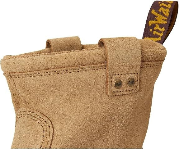 Doc Martens Anistone Lo Womens Sz 11 Boots Suede Savannah Tan Biker