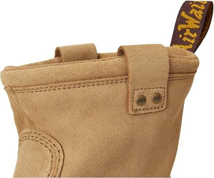 Doc Martens Anistone Lo Womens Sz 11 Boots Suede Savannah Tan Biker