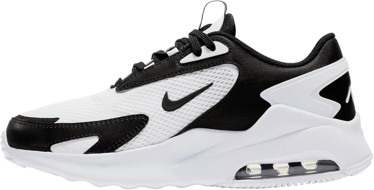 Women's Nike Air Max Bolt CU4152-101 White Black Low Top Mesh Sneakers - SZ 7
