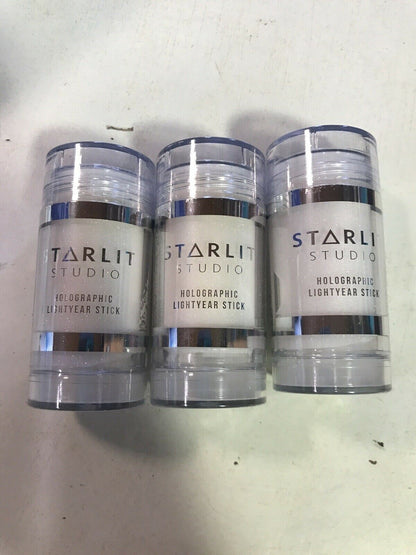 LOT OF 3 Starlit Studio Holographic Lightyear Sticks Moonlight