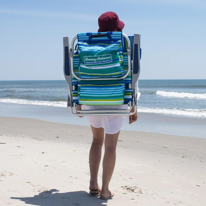 Tommy Bahama 2 Pack Backpack Beach Chair 5 Position Chair, Including Lay Flat