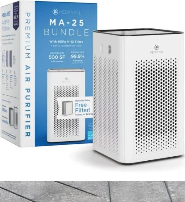 Medify Premium HEPA Air Purifier MA-25 Bundle - H-13 With Extra Filter  - NEW!