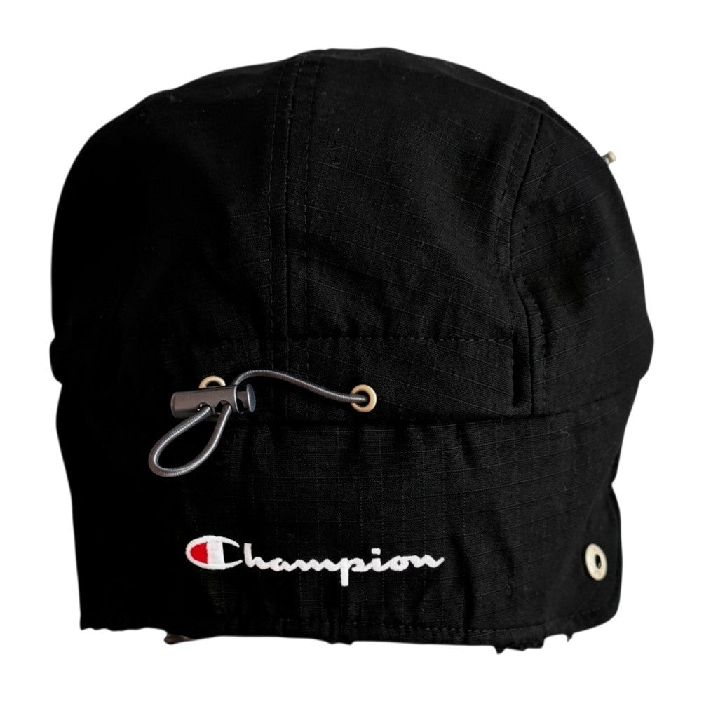 Champion Squall Ear Flap Cap Hat Black Camouflage One Size Fits Most