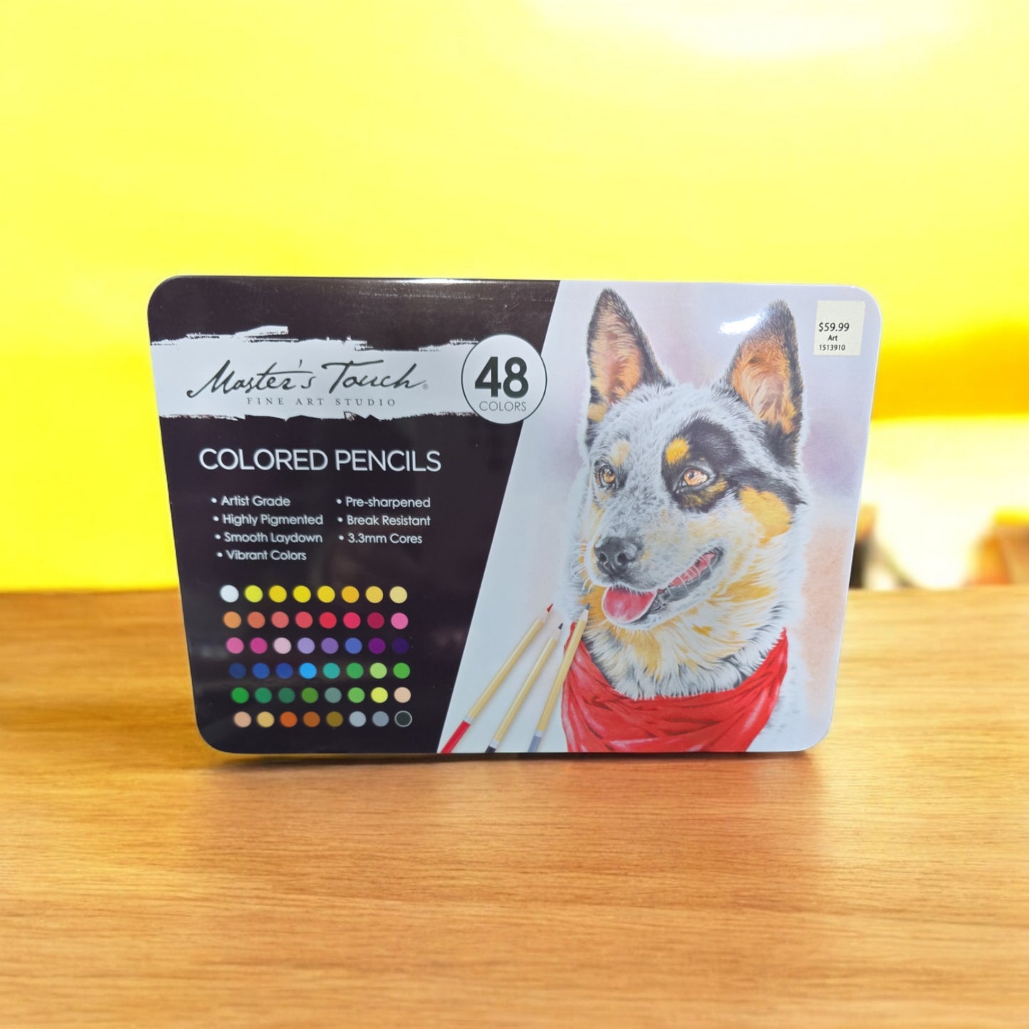 Master’s Touch Fine Art Studio - Colored Pencils set in tin case - 48 Colors