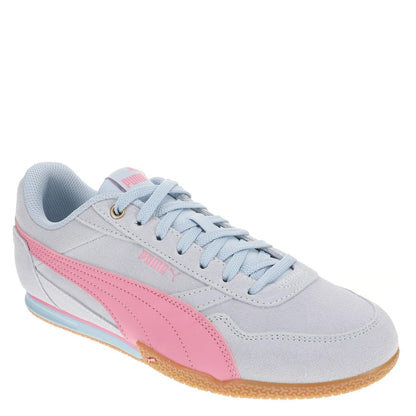 PUMA Bella Donna SD Jr Girls' Youth Sneaker, 5.5 M US Big Kid, Tropic Blue-Pink