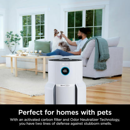 Shark - NeverChange Air Purifier MAX, 5-Year Filter Life, HP302 - White