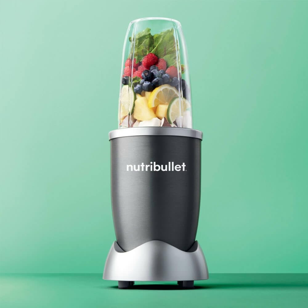 NutriBullet 8-Piece High-Speed Blender/Mixer System, Gray
