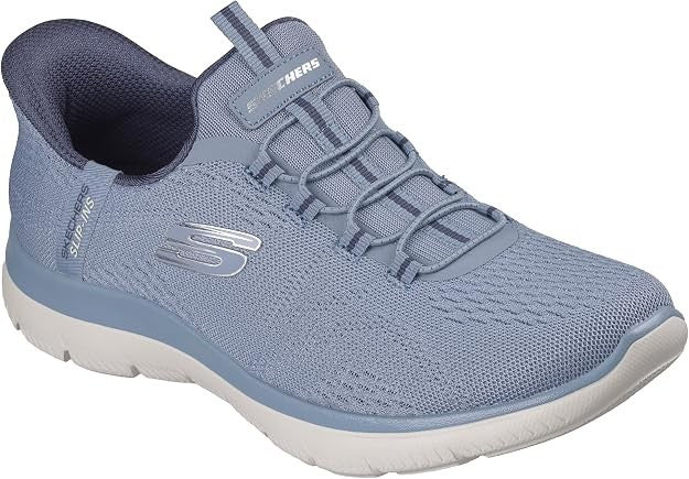 Skechers Women's Summits Dream Chaser Slip-On Sneakers - Color: Slate
