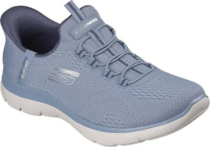 Skechers Women's Summits Dream Chaser Slip-On Sneakers - Color: Slate