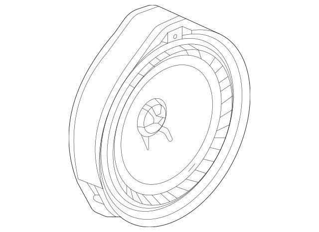 PAIR OF 22-24 HONDA CIVIC Rear Right or Left Door Speaker OEM 8A420T20A01 x 2