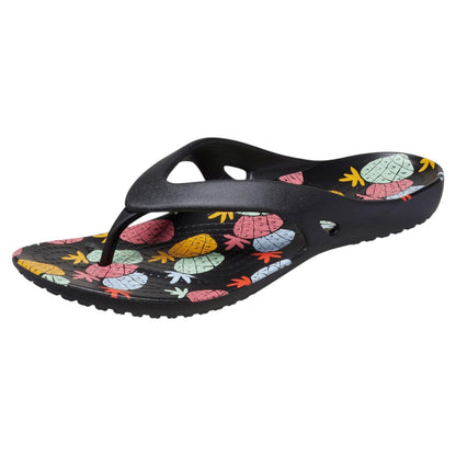 NWT Crocs Kadee II Pineapple Flip Flop Beach #213337