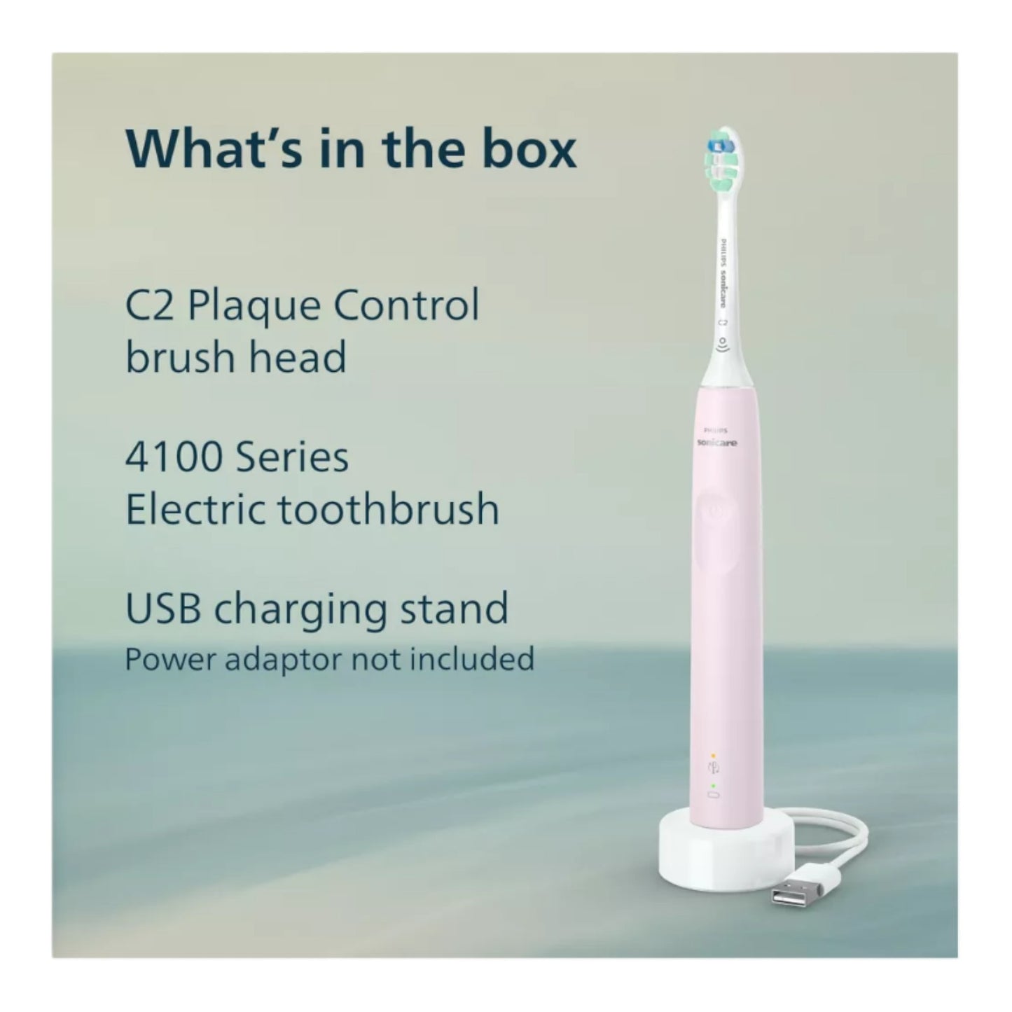 Philips Sonicare 4100 Plaque Control Rechargeable Electric Toothbrush HX4031/73