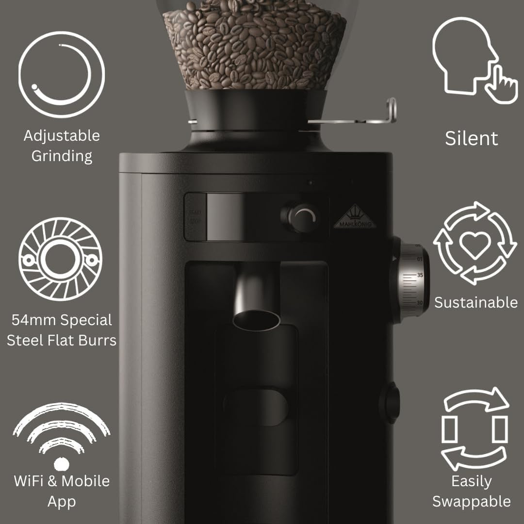 Mahlkonig X54 Allround Electric Coffee Grinder, Coffee Bean Grinder, White