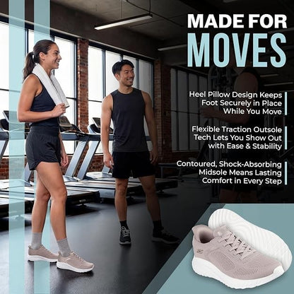 Skechers Women's Hands Free Slip-Ins: Bobs Sport Squad Chaos-Current Muse Sneake