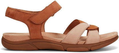 Easy Spirit Marian Women's Sandal, 6.5 B(M) US, Brown-Natural-Nubuck