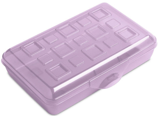 Sterilite Small Pencil Box Plastic - LAVENDER TINT