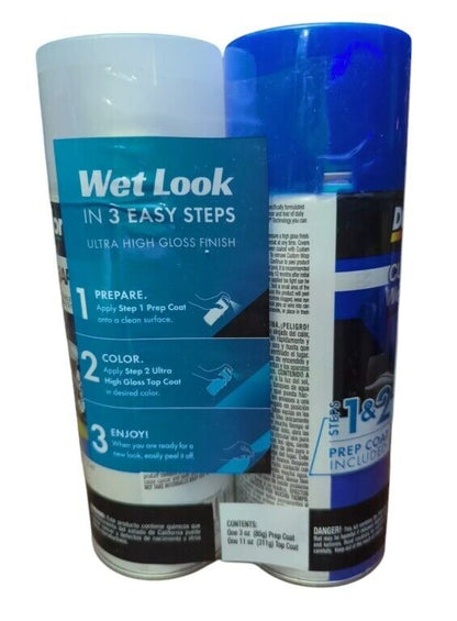 Dupli-Color Cobalt Blue Wet Look Custom Wrap Aerosol Automotive Removable Paint