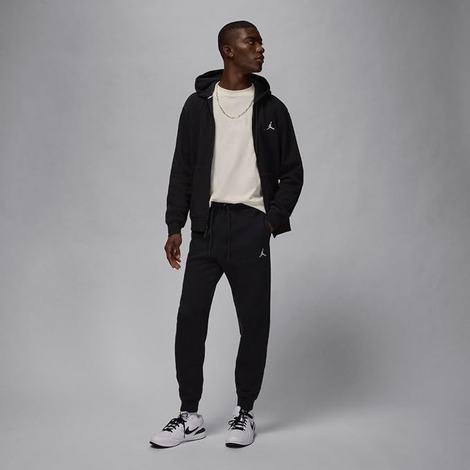 Jordan Brooklyn Fleece Sweatpants Black/White FV7277-010 Men’s XL
