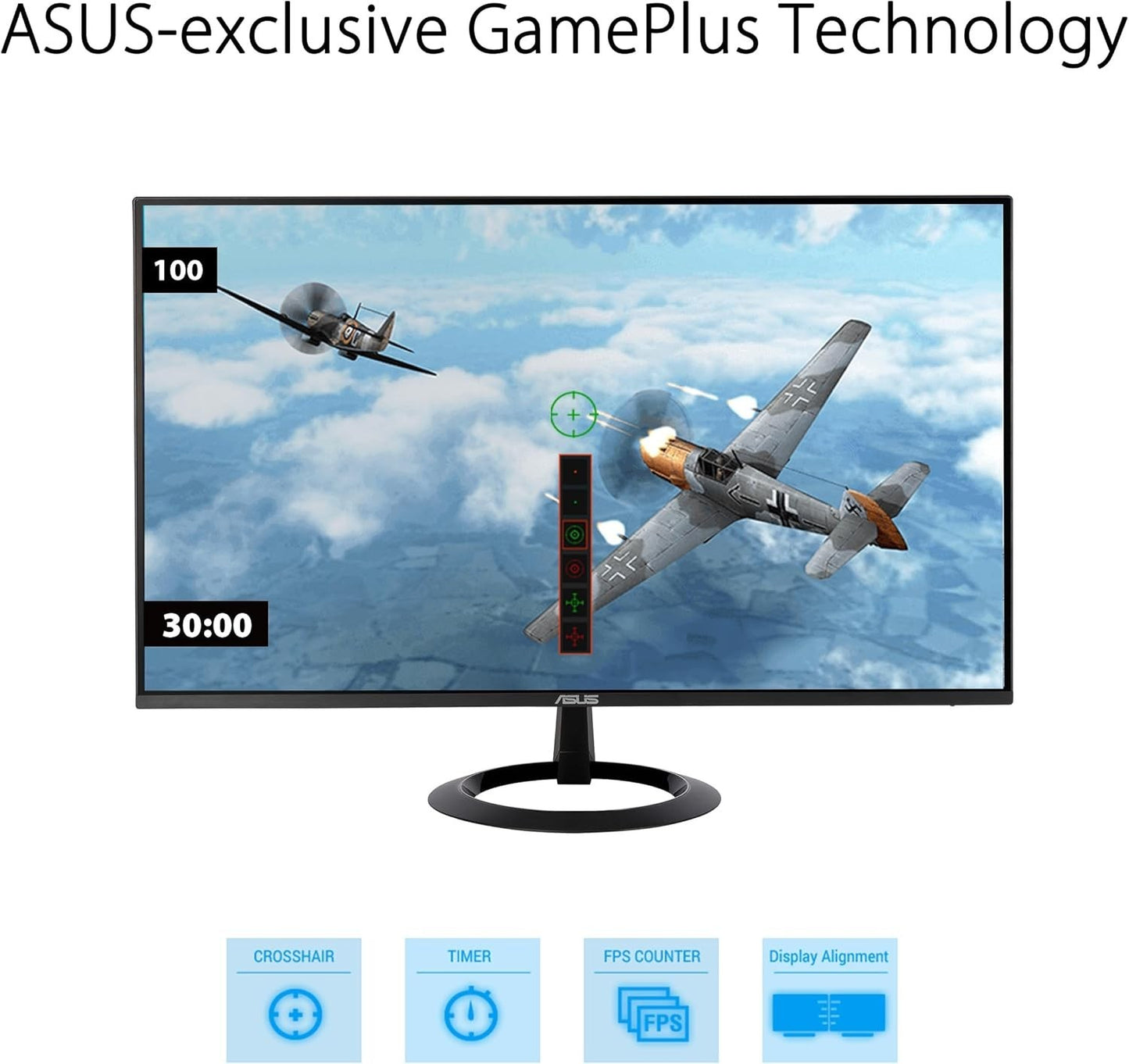 Asus VZ24EHF 24" Class Full HD Gaming LED Monitor 16:9