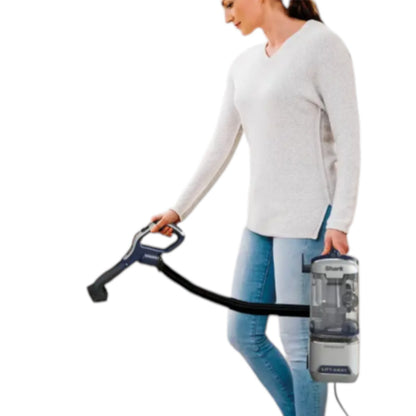 Shark Renewed UV900 Lift-Away Upright Vacuum Cleaner Navy/Silver W/ Attachments