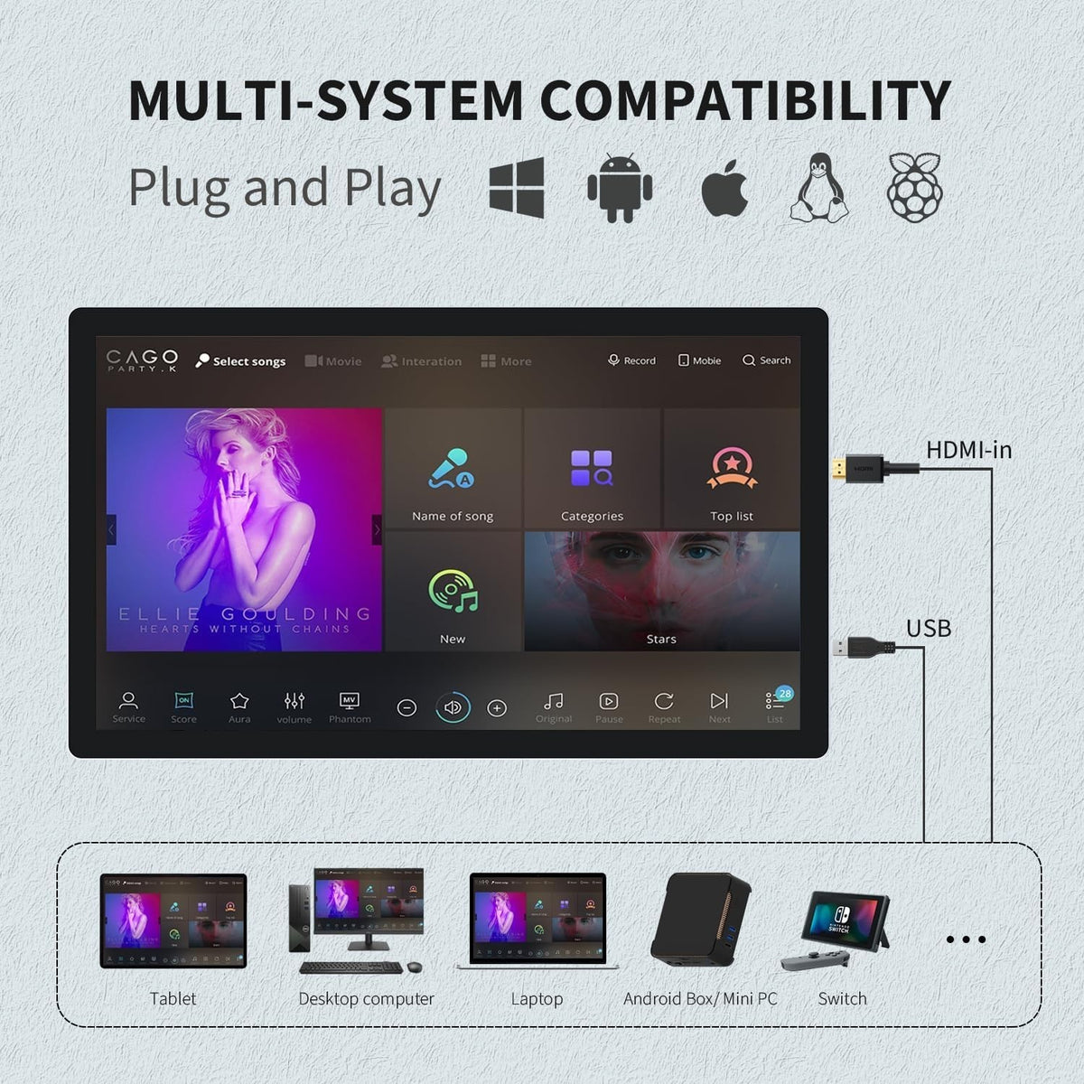 *NEW* 27” Touchscreen Tablet TouchWo TWTD270T Windows Android PC Monitor Screen