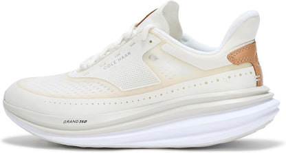 Cole Haan Mens ORIGINAL GRAND QUADSTAR RUNNER  Sneaker Casual Shoe - 10 - Ivory