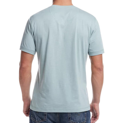 Weatherproof Vintage Men's Short Sleeve Melange Henley Shirt