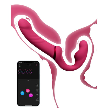 LOVENSE Lapis Strapless or Strap on Dildos G Spot Vibrator W/ App Control