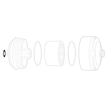 Sprite Showers Shower Filter Model SL2-CM Chrome Slim-Line 2 Dial-A-Date Clean