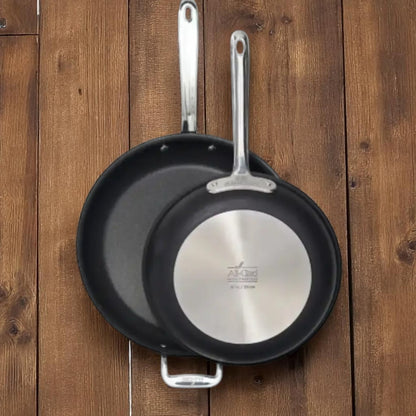 All-Clad NS Pro Nonstick Cookware, 10 Piece Set, #E117SA64,  Black Hard Anodized