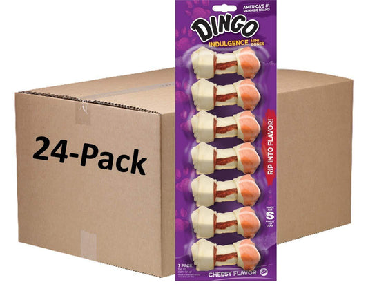 Dingo Non-China Mini Rawhide Bones for Small/Toy Dogs