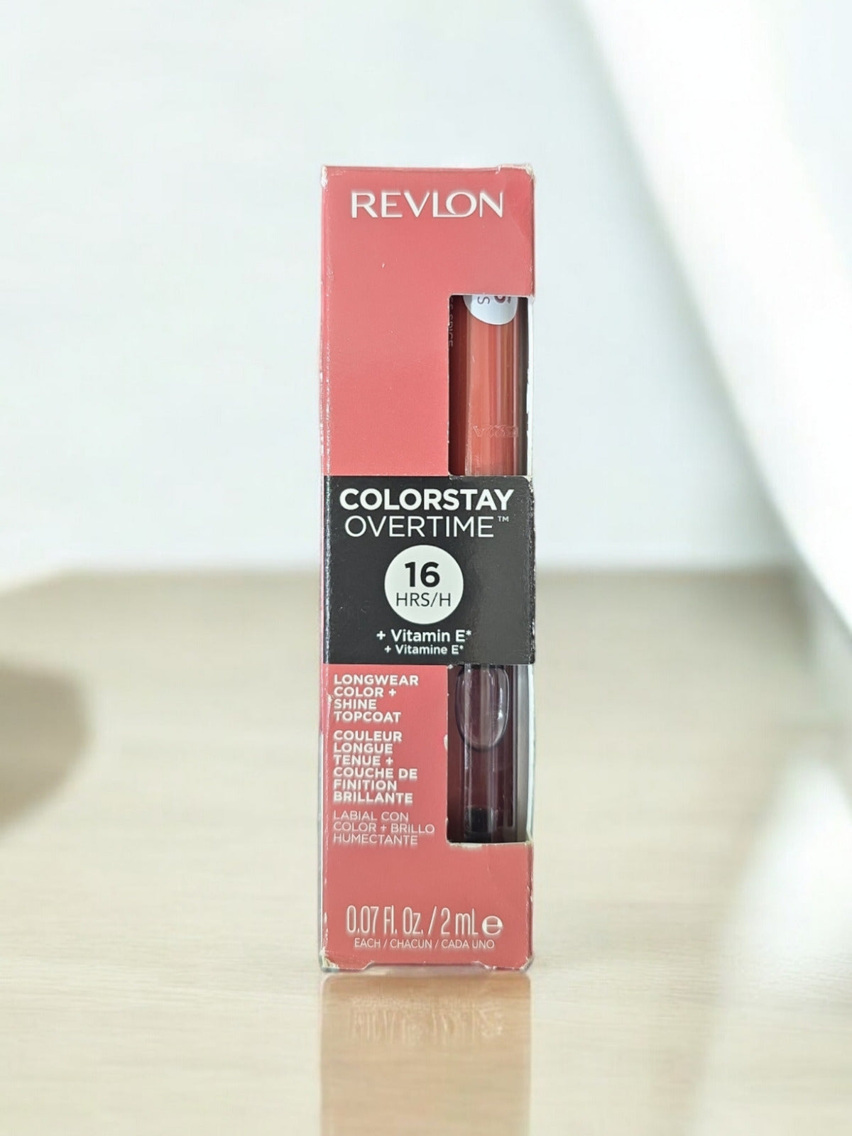 REVLON Liquid Lipstick with Clear Lip Gloss, 360 Pearl