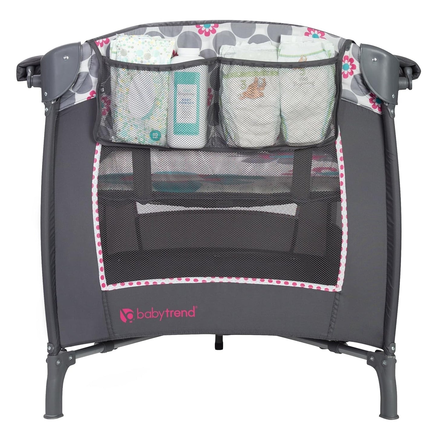 Nursery Center Playard Baby Trend Lil Snooze Deluxe II Daisy Dots - PY86B63C