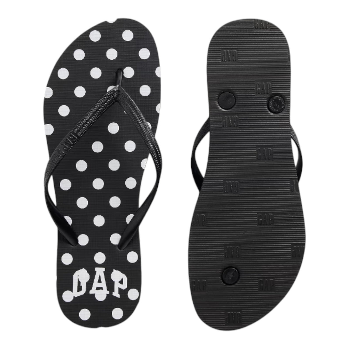 GAP Logo Flip Flops Women’s Size 7, 8 & 9 Sandals, Black, Green, Polka Dots etc