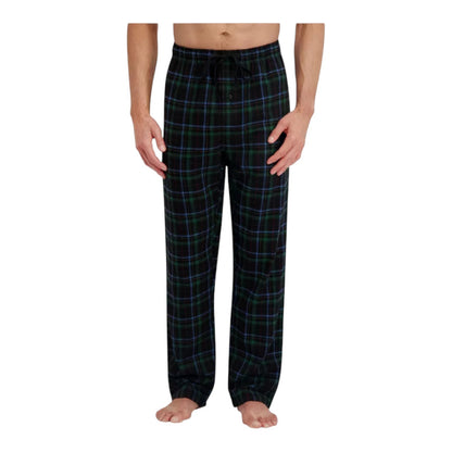 Hanes Men's Lightweight Yarn Dyed Flannel Sleep Pajama Lounge Pants for Men