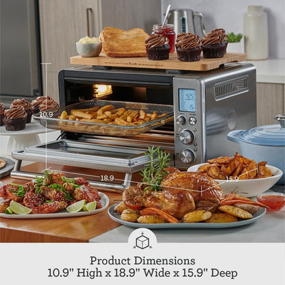Breville BOV860BSS Smart Oven Air Fryer and Convection Oven, 0.8 cu. ft. Stainle