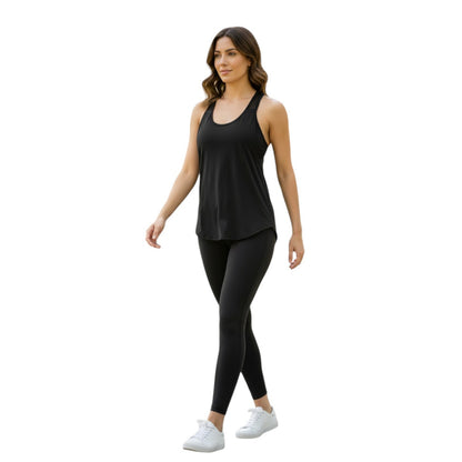 Victoria’s Secret Sport VSX Black Mesh Racerback Tank Top