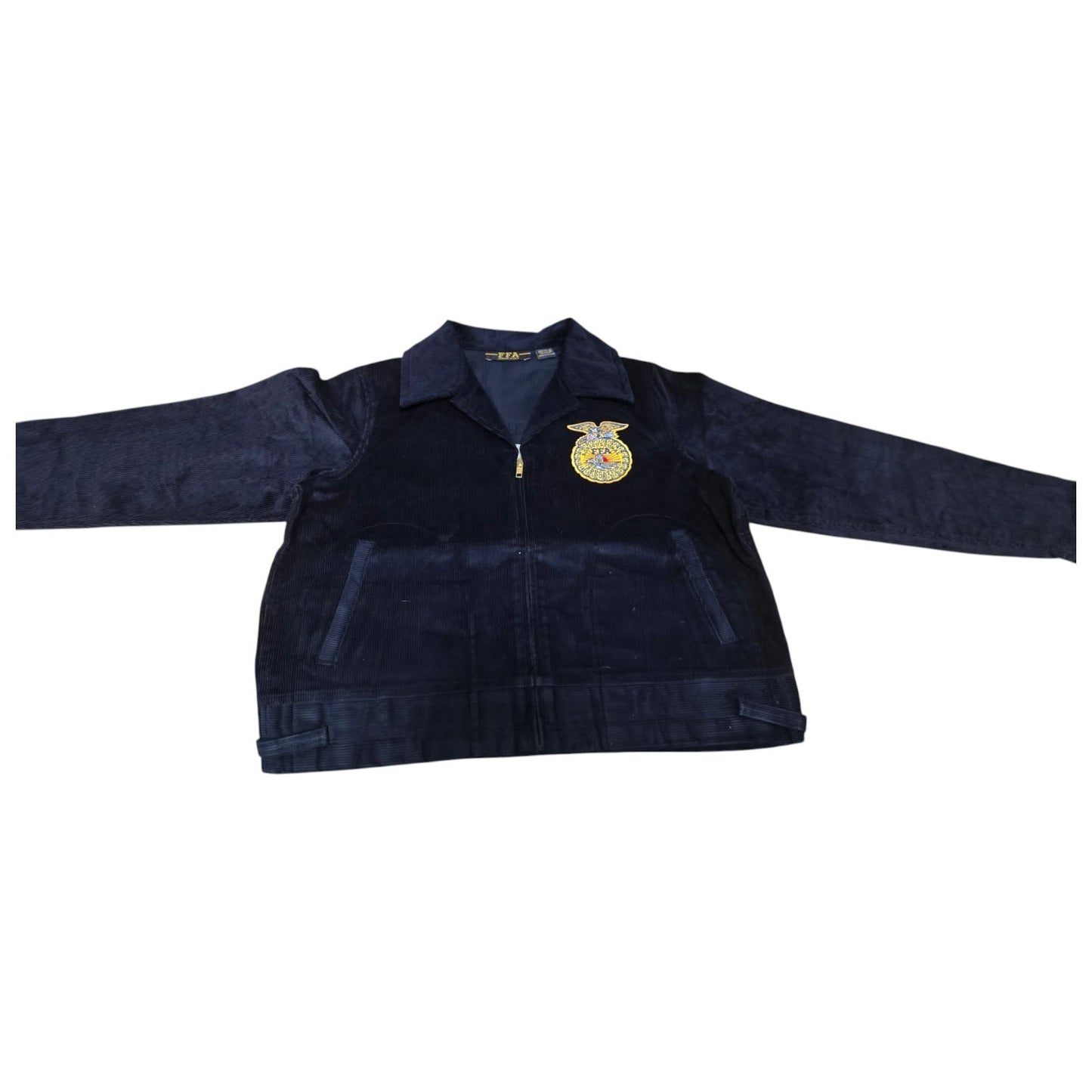 FFA Blue Corduroy Jacket with FAA emblem | Agricultural Education | Navy Blue