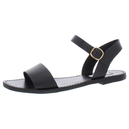 Steve Madden Women's Donddi Sandal - Black Leather Size 8 NIB